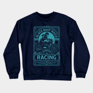 Girls Motorcycle Racing Crewneck Sweatshirt
